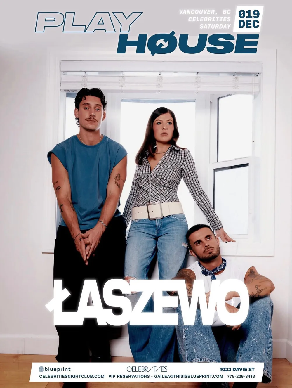 Playhouse Pres — event flyer