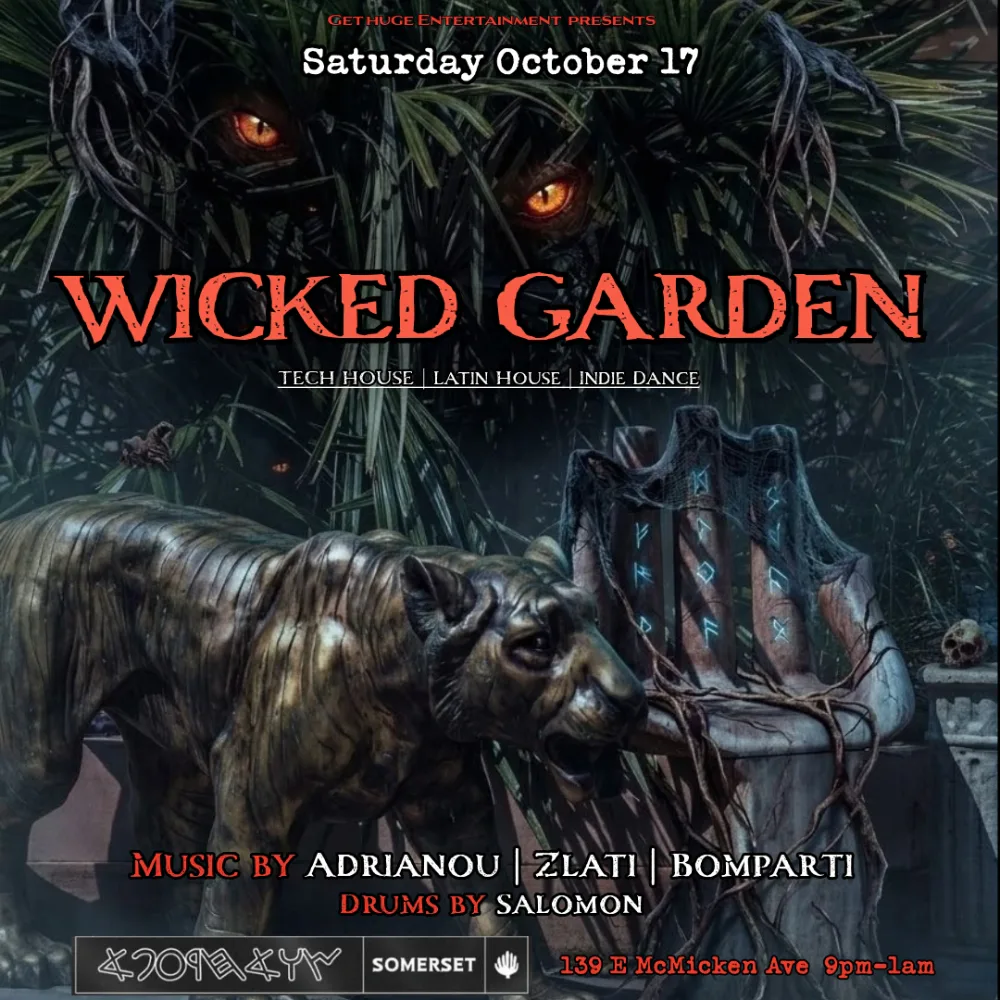 Wicked Garden — event flyer