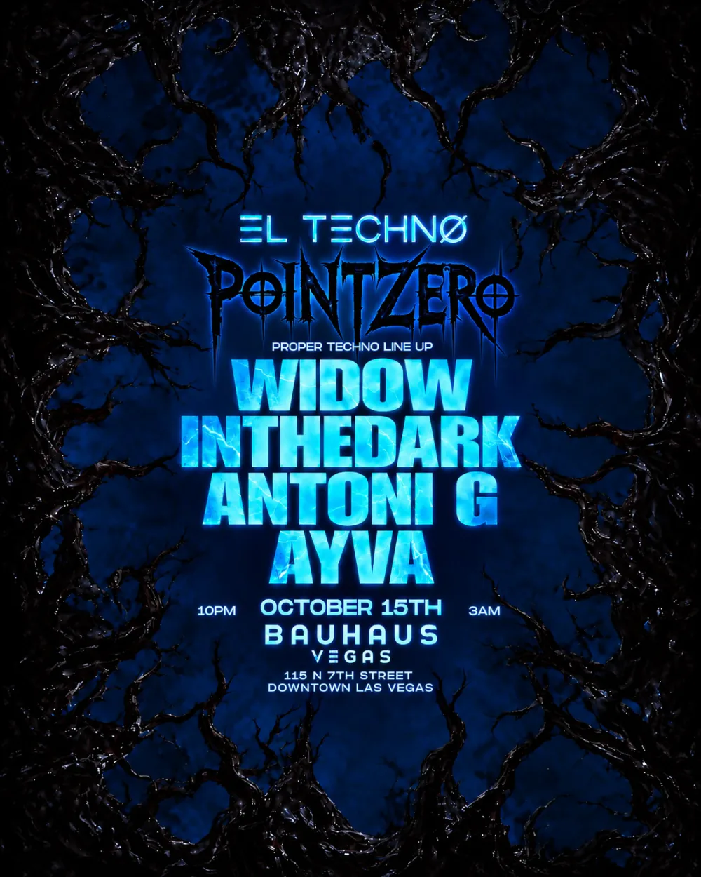 El Techno - Bauhaus Vegas — event flyer
