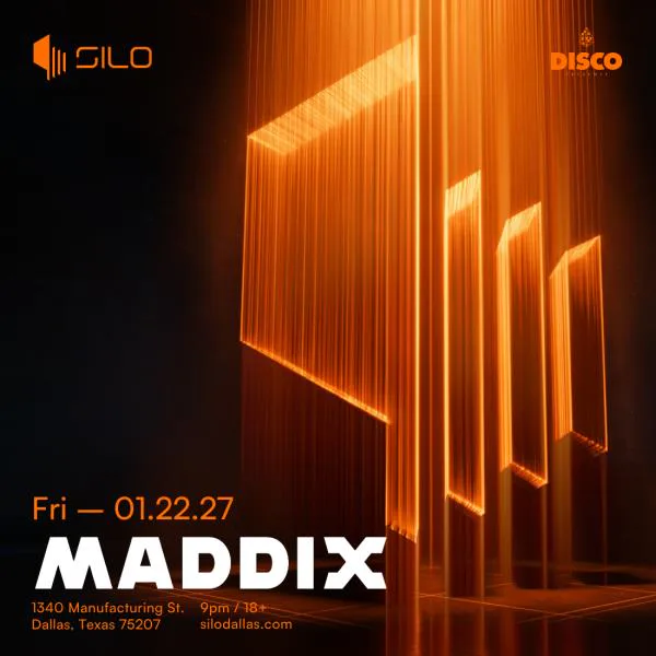 Maddix — event flyer
