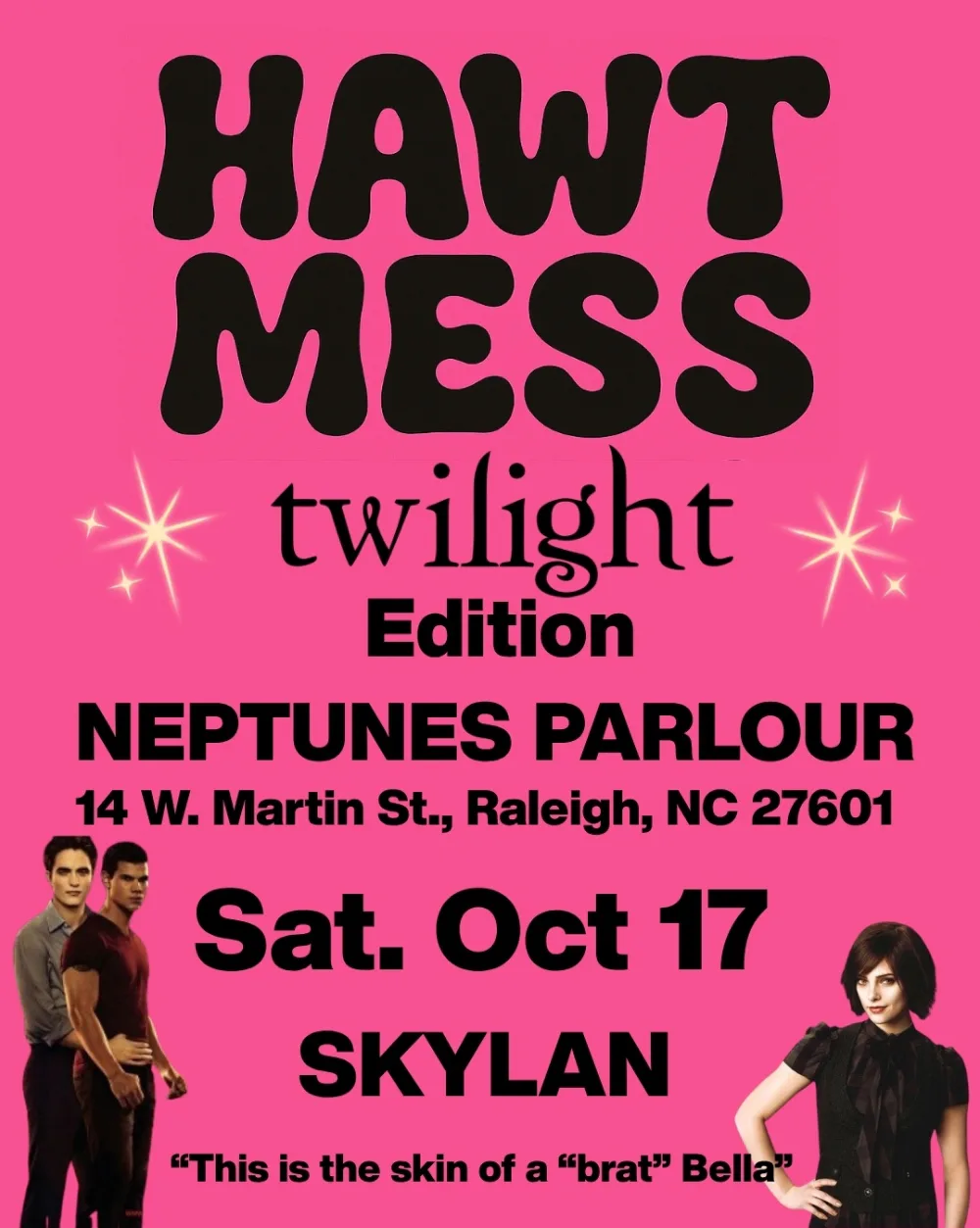 HAWT MESS - Twilight Edition — event flyer