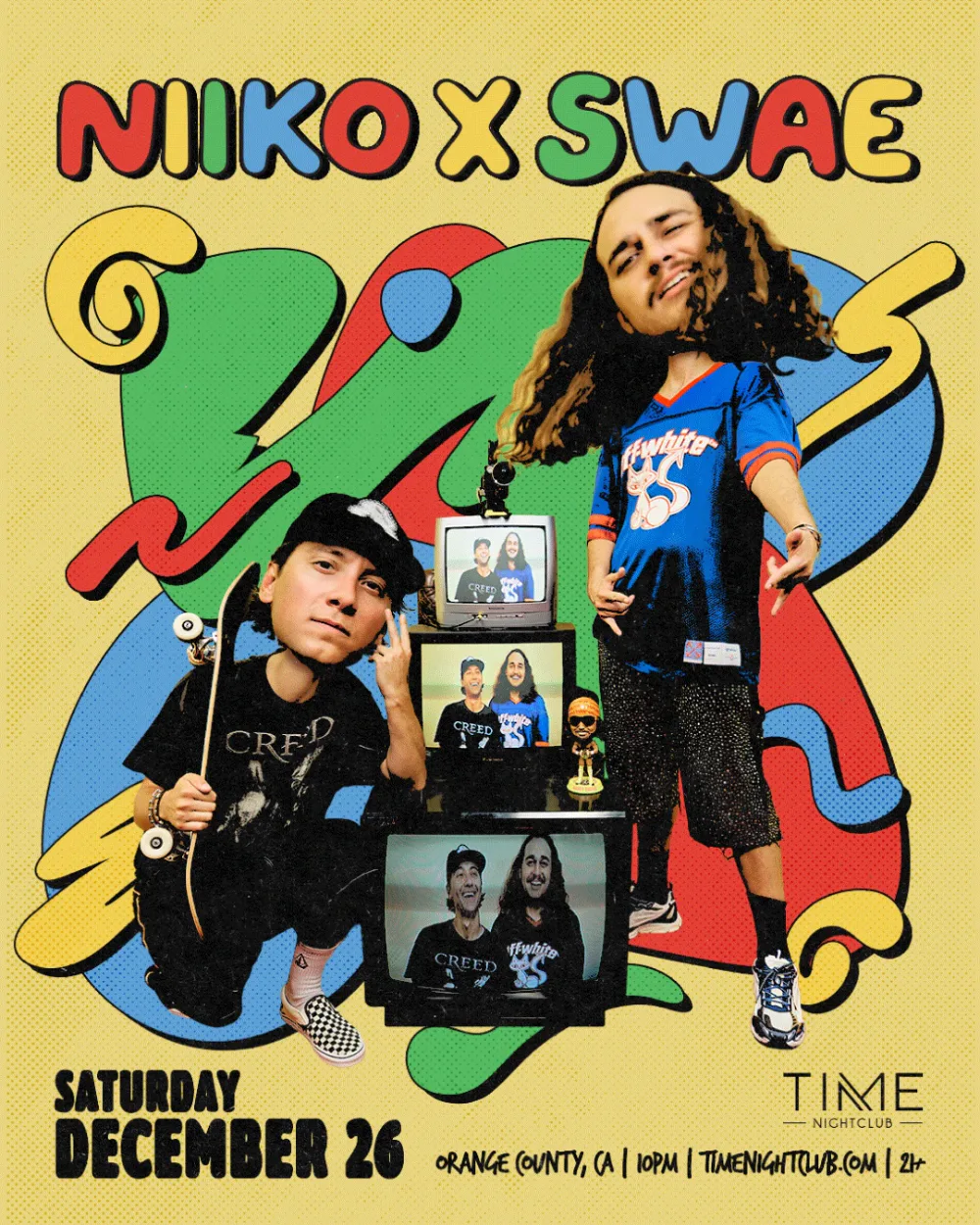 NIIKO X SWAE — event flyer