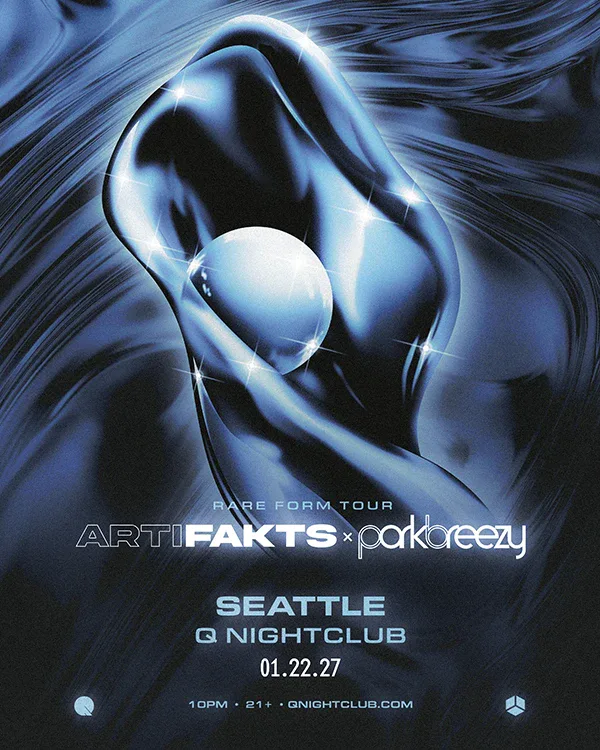 Artifakts, parkbreezy — event flyer