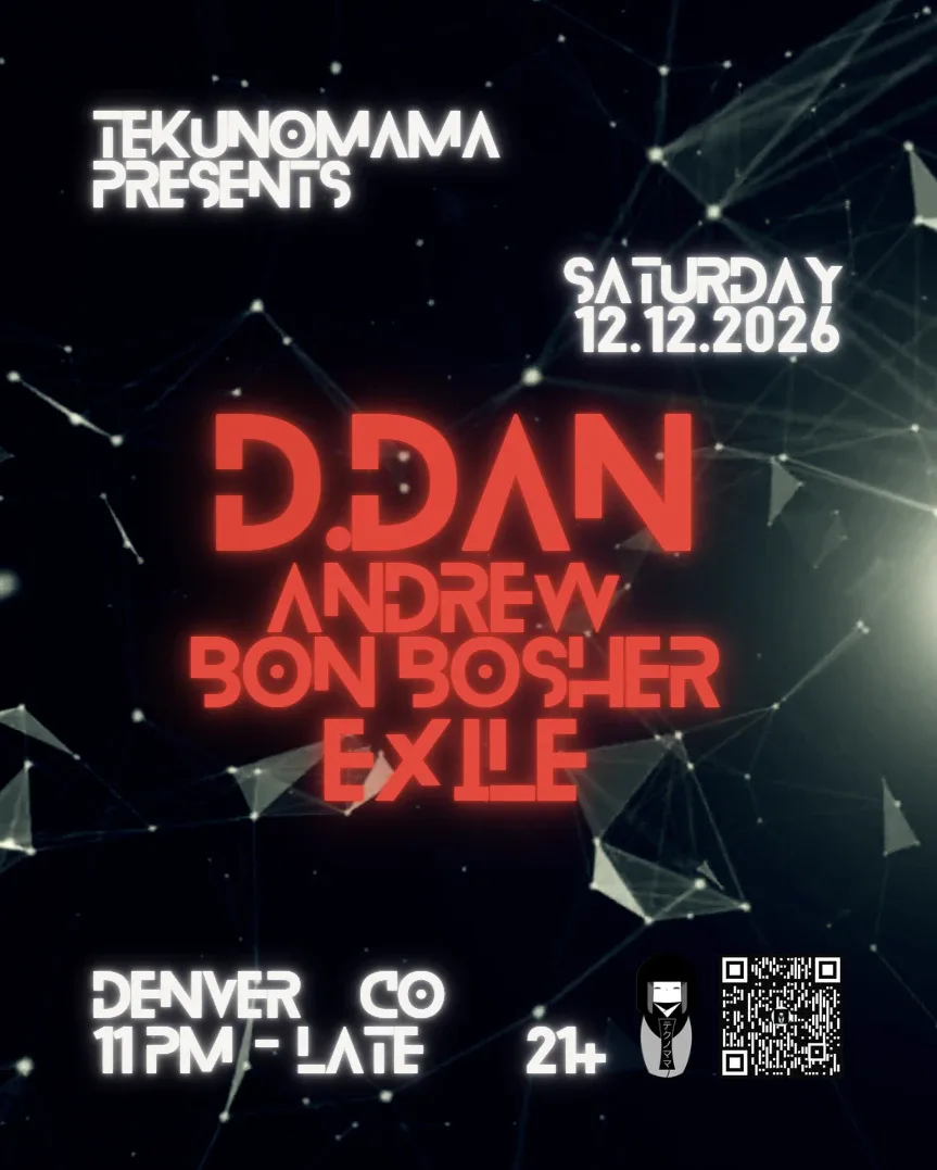 TEKUNOMAMA presents — event flyer