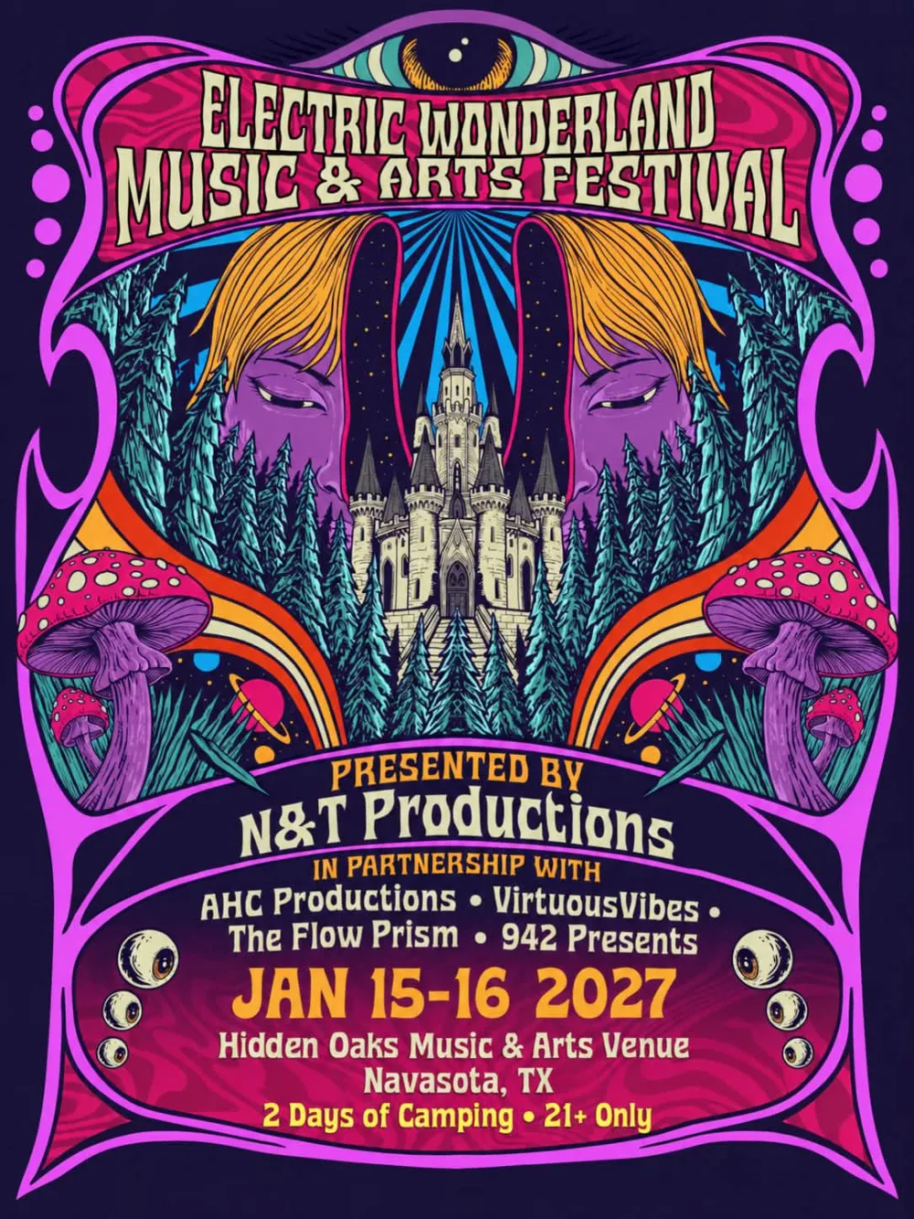Electric Wonderland — event flyer