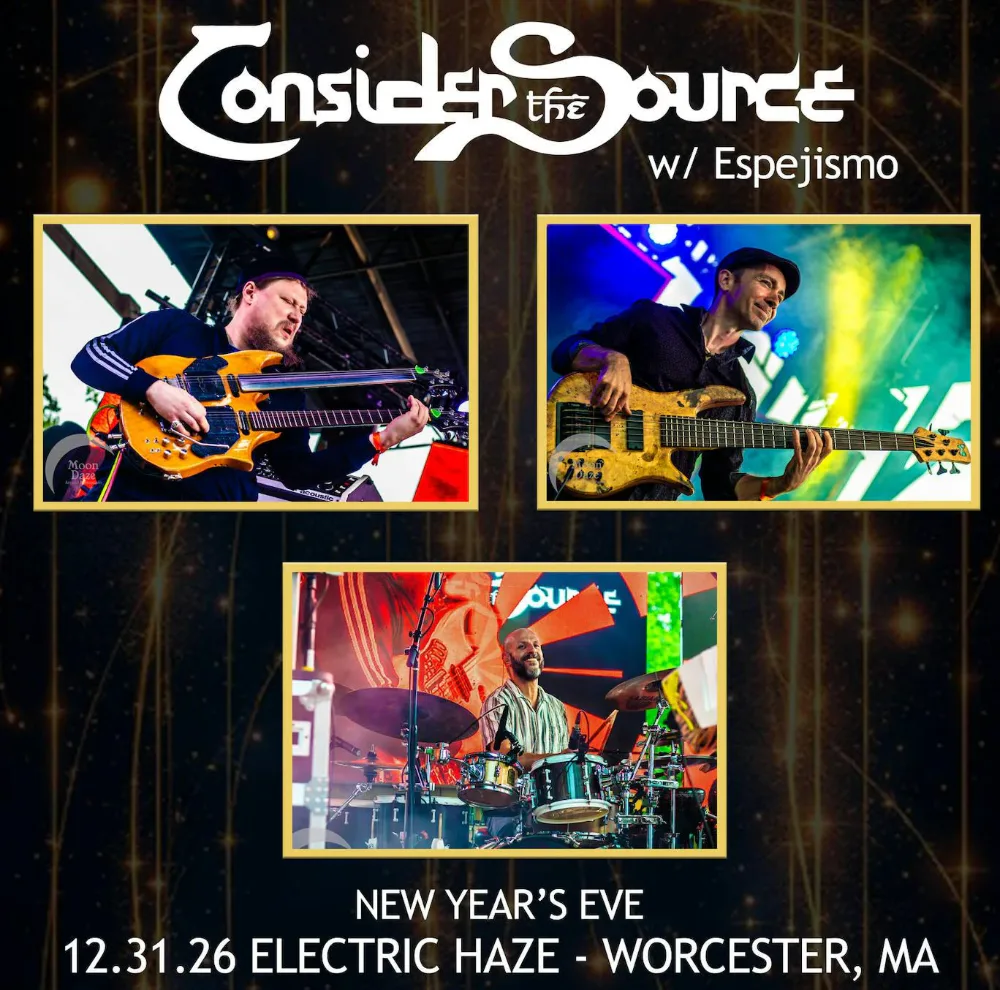 Consider The Source — event flyer