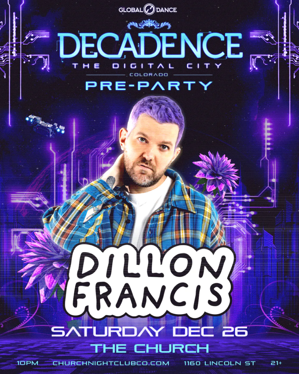 Dillon Francis — event flyer