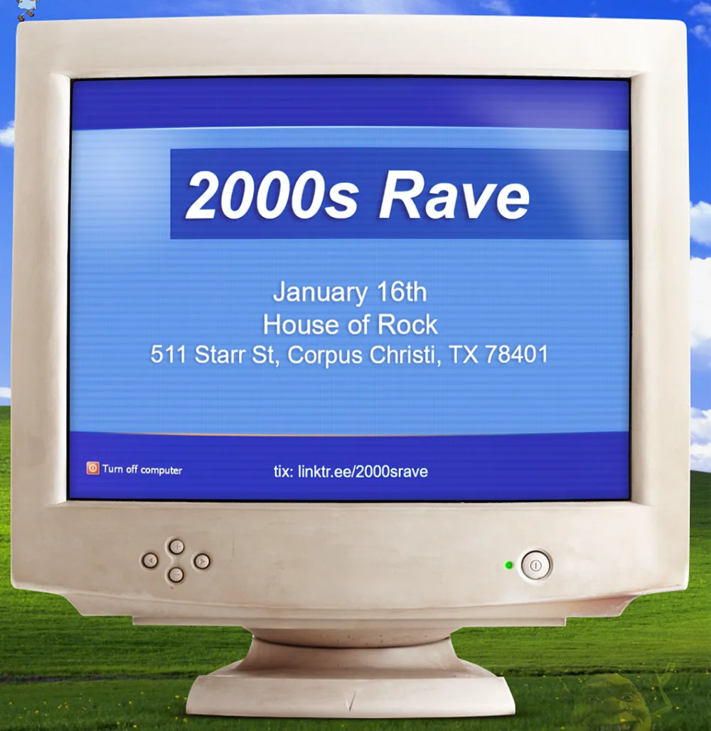 2000s Rave — event flyer