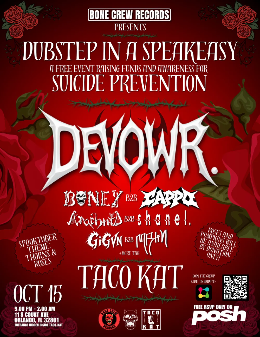 Dubstep In A Speakeasy — event flyer