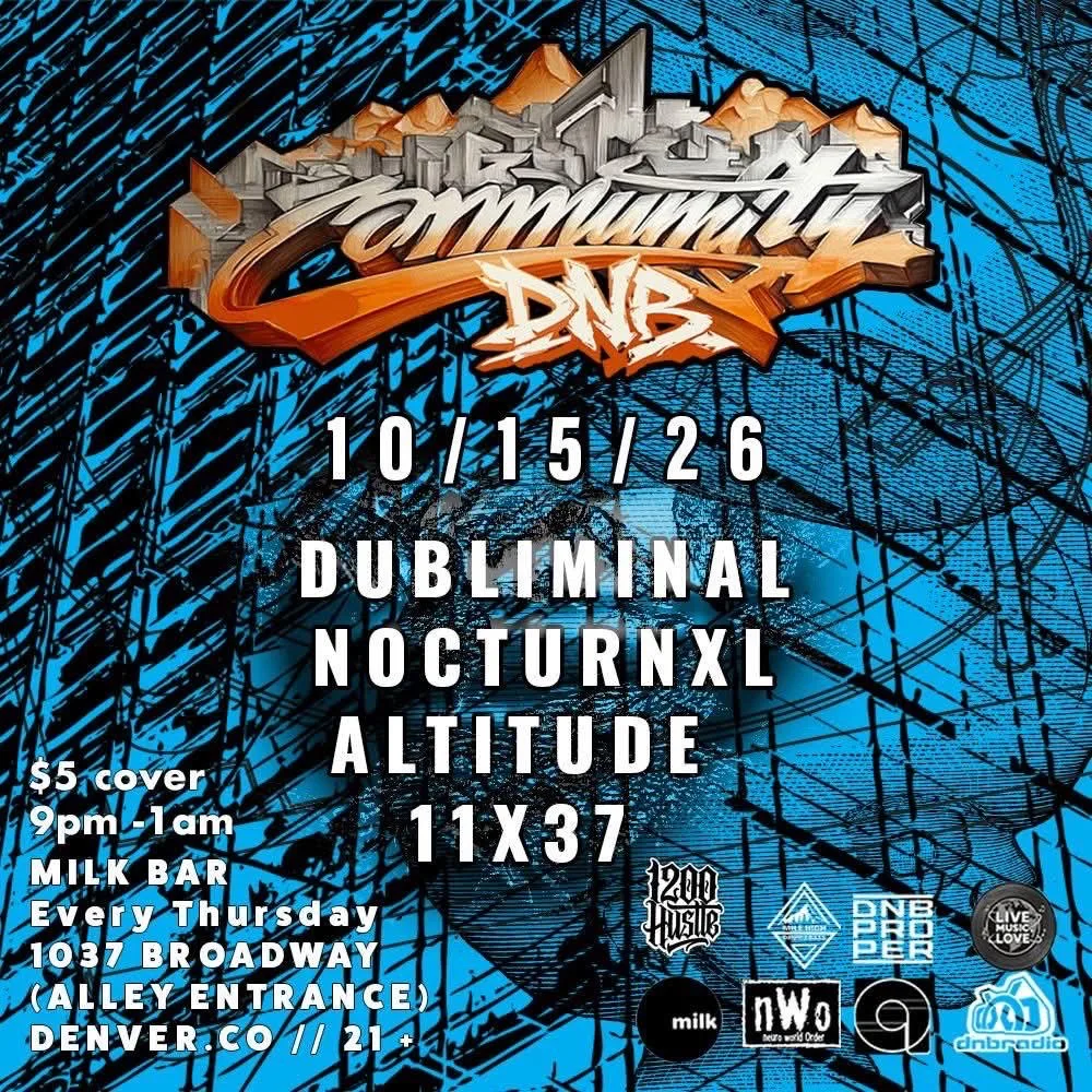 Community DNB — event flyer