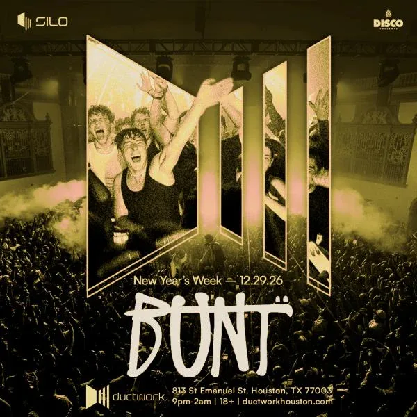 BUNT. — event flyer