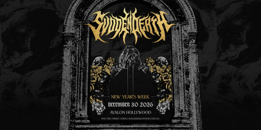 SVDDEN DEATH — event flyer