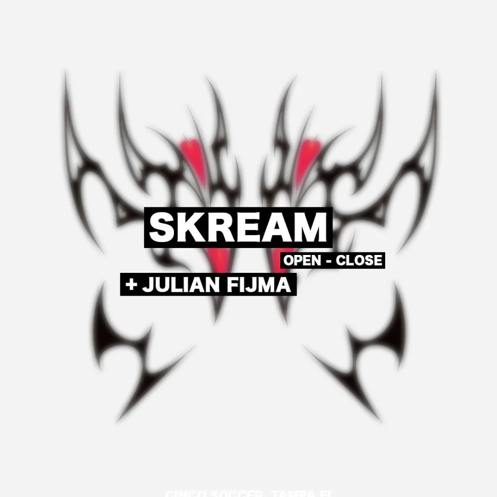Desire - Skream (Open to Close) — event flyer