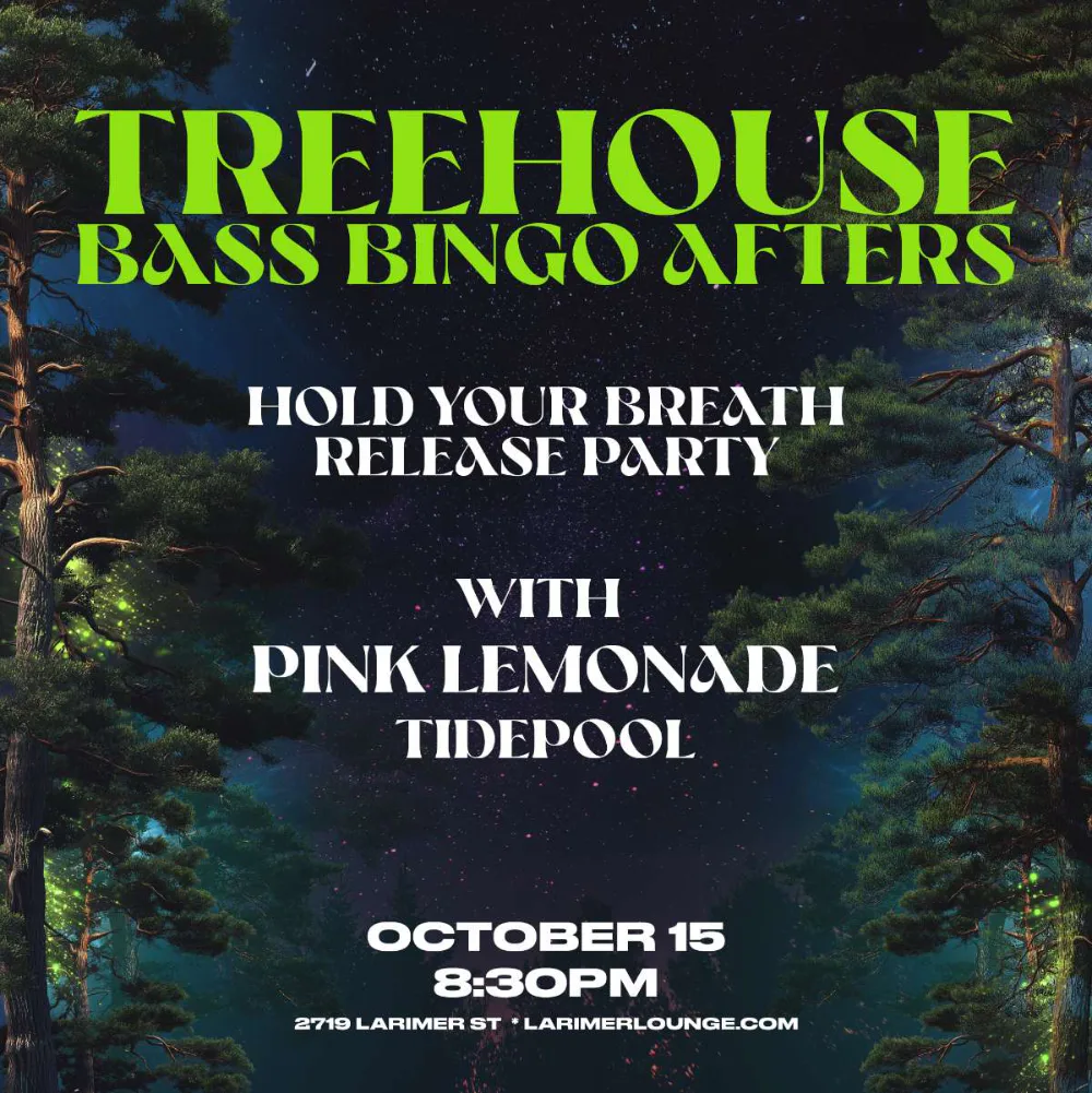 Pink Lemonade, Tidepool — event flyer