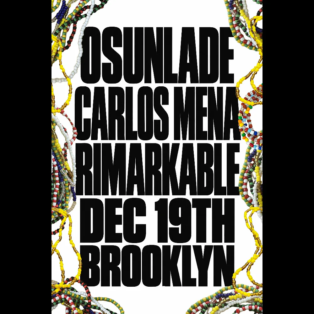 Osunlade, Rimarkable — event flyer