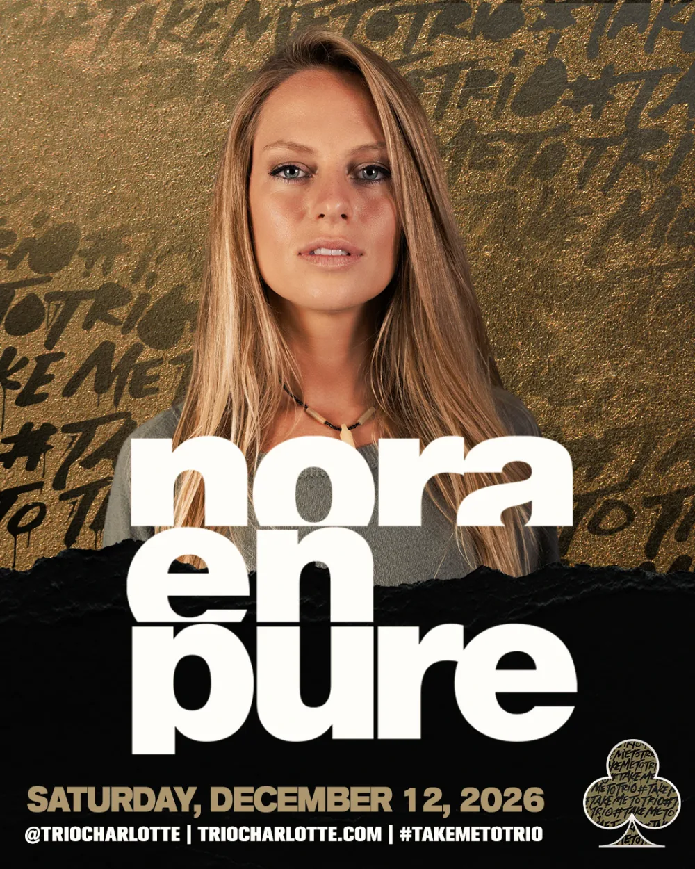 Nora En Pure — event flyer