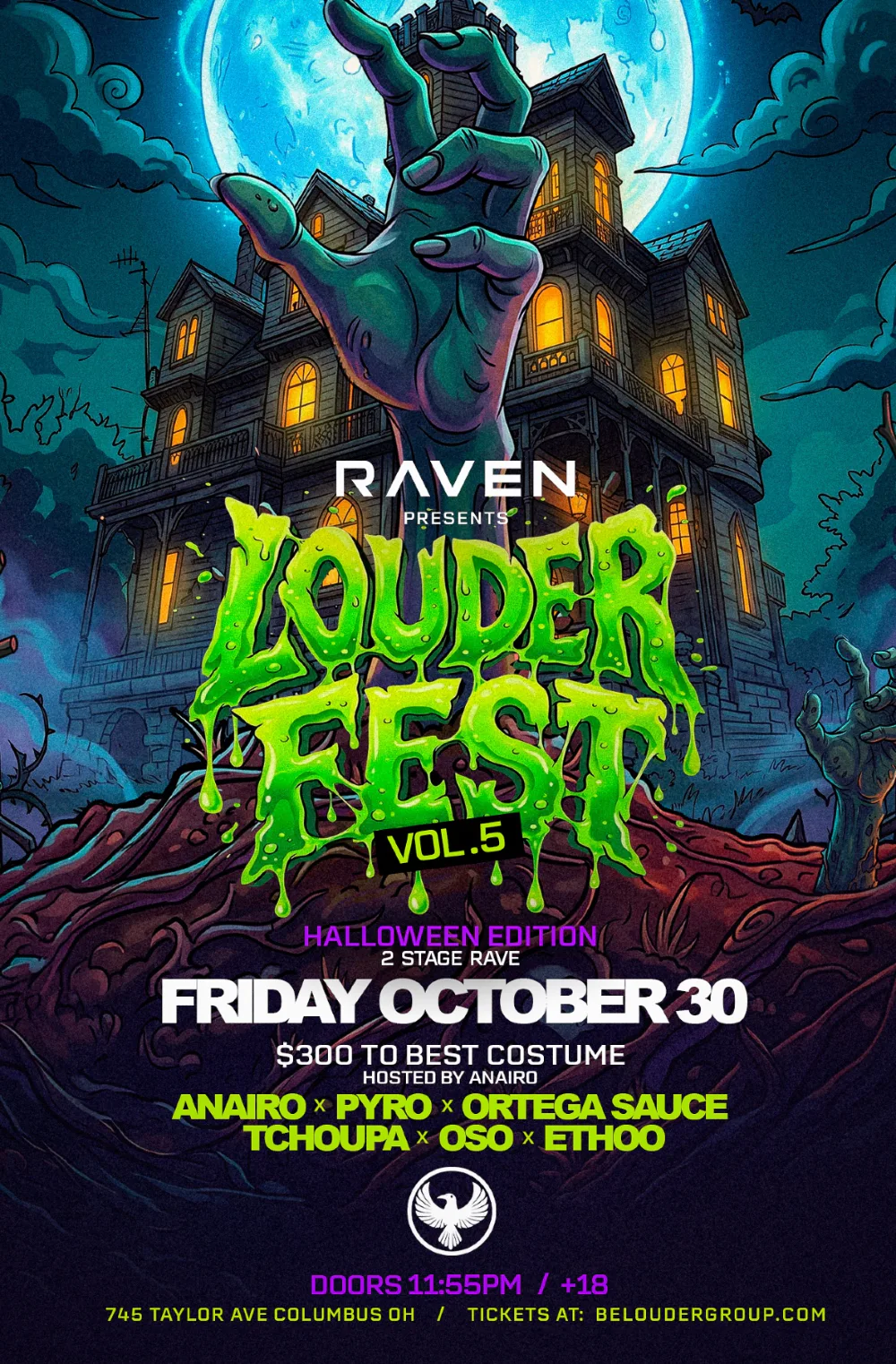 LOUDER FEST HALLOWEEN RAVE EDITION VOL. 05, POLARITY. – Columbus – Oct ...