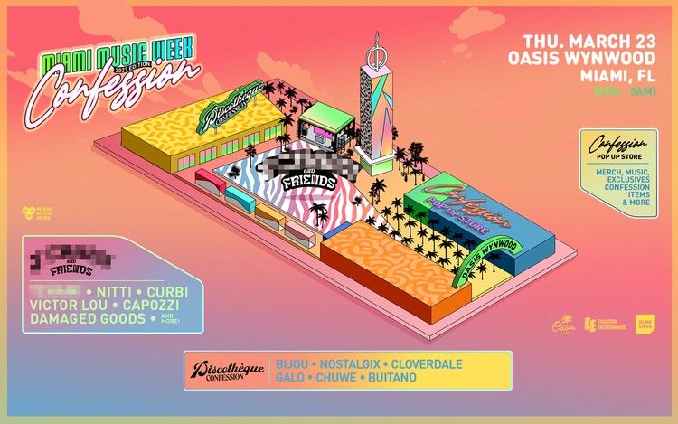 Miami Music Week 2023: BLNK CNVS presents the Hottest Pool Parties and  Warehouse Shows