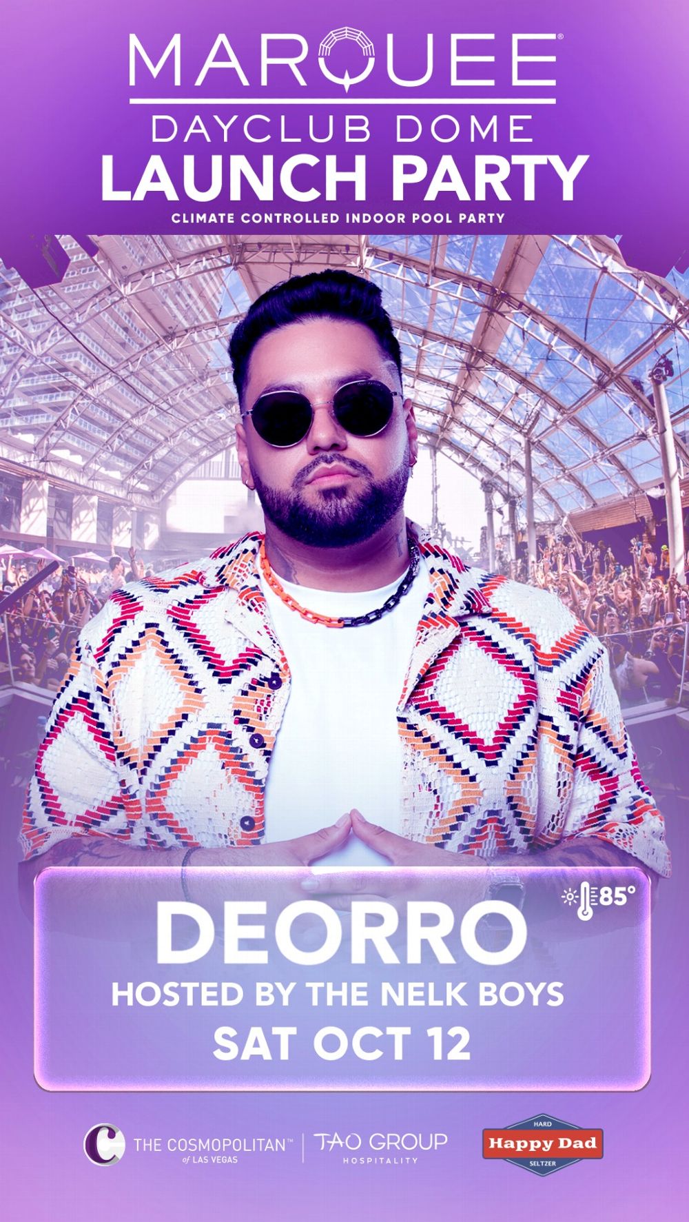 Marquee Las Vegas Dome climate-controlled pool parties to return and kick  off with Deorro | Edmtrain