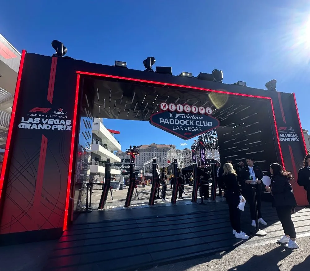 Luxury F1 Las Vegas venues from Paddock Club to Bellagio to