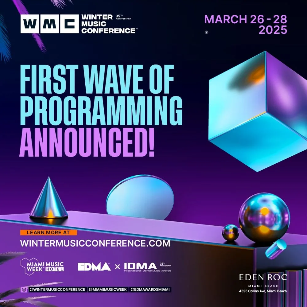 Winter Music Conference 2025 unveils Phase I of programming for